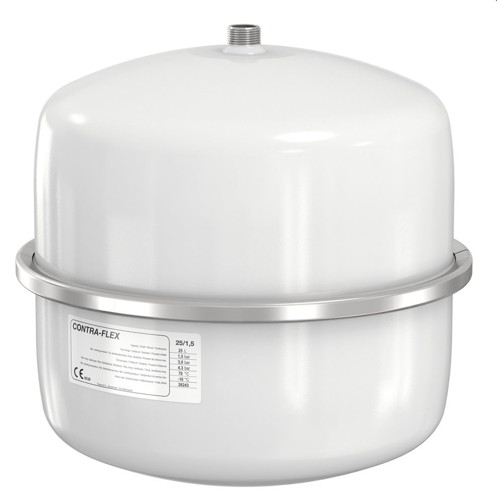 Calefacción de recipiente de expansión de membrana Flamco Contra Flex 12 - 80 litros MAG