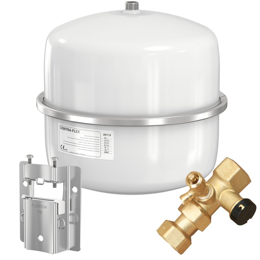 Flamco Contra Flex Membrane expansion tank heating & Solar 12 80