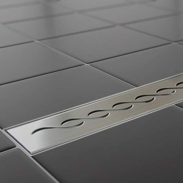 Stainless steel shower gutter floor drain shower drain drain drain